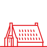 Grafika. Logotyp oddziału Muzeum Bursztynu, budynekWielkigo Młyna.